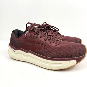 Brooks Ghost Max 2 Mens 9 D Red Road Running Run Athletic Sneakers Comfort Gym
